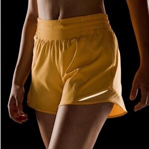 Lululemon high rise hotty hot shorts